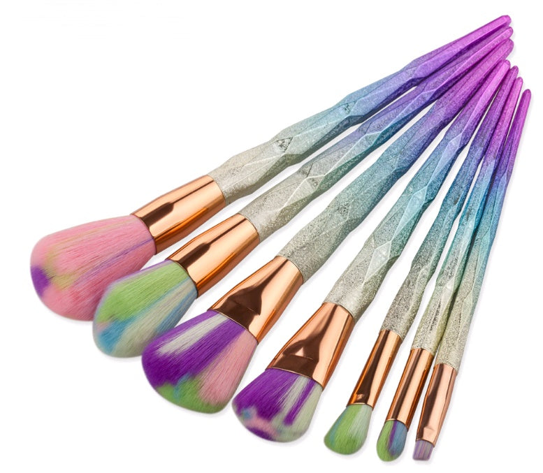 7 makeup brushes makeup tools diamond makeup brush foundation brush