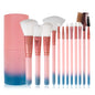 12 makeup brushes, 12 makeup brushes